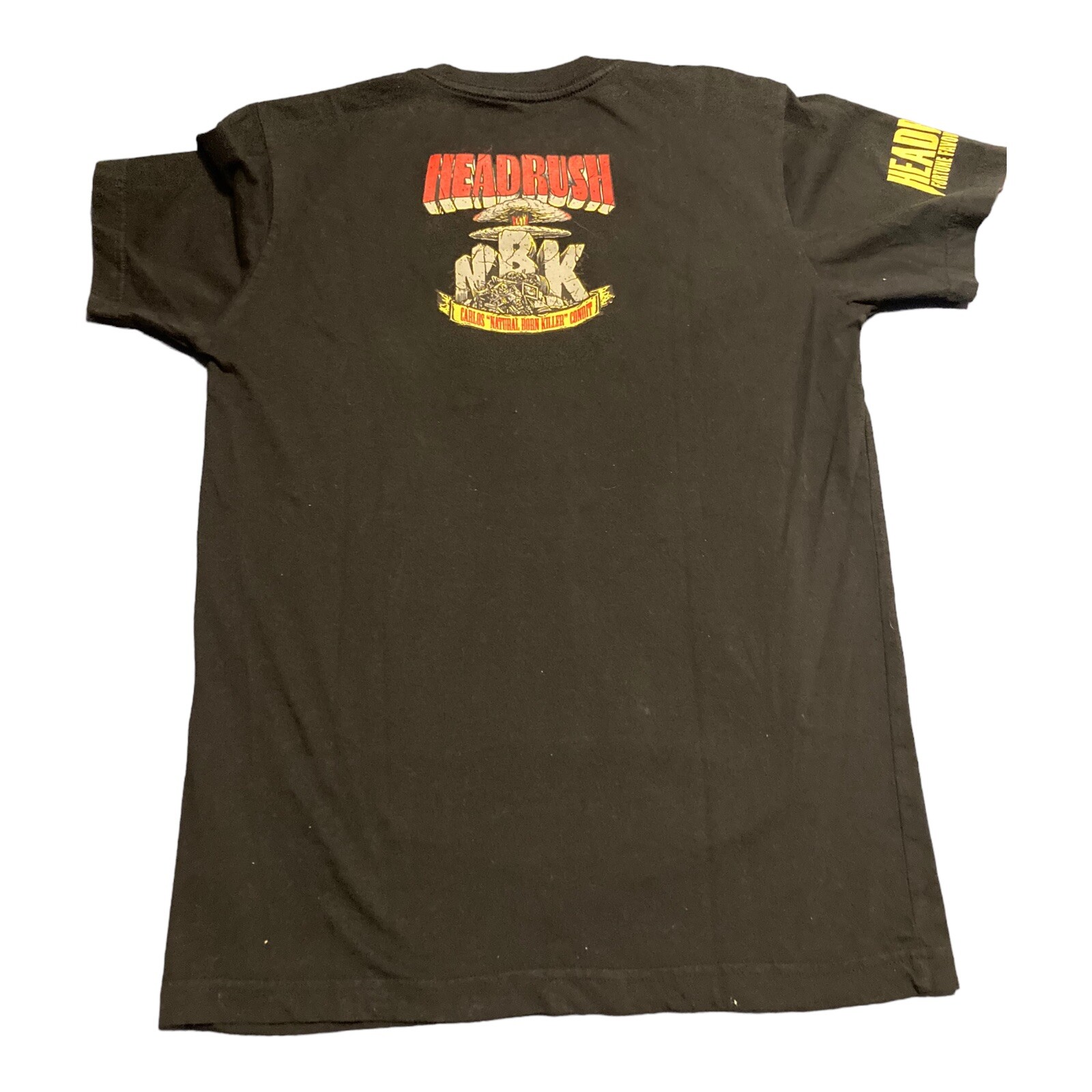 HeadRush Carlos Condit T-Shirt NBK - Small Signed Fortune Favors The Brave gallery