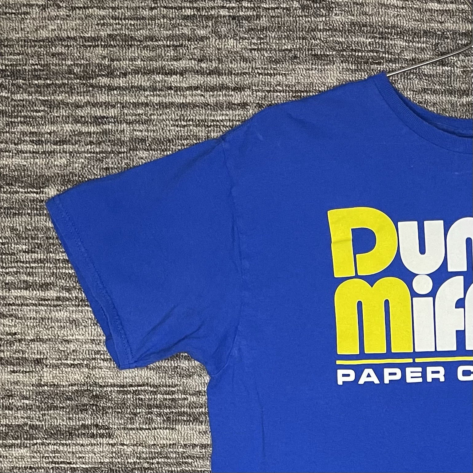 The Office Dunder Mifflin Shirt Adult Blue Michael Scott Funny Men’s Size L gallery
