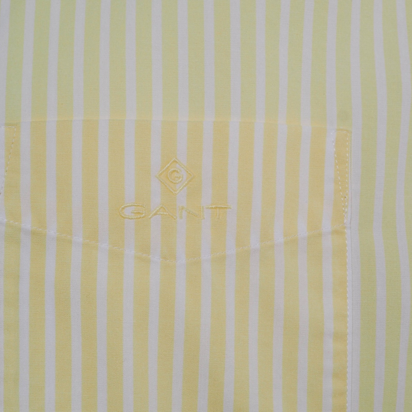 GANT shirt yellow white striped cotton size M men's long sleeve logo 3062000 gallery