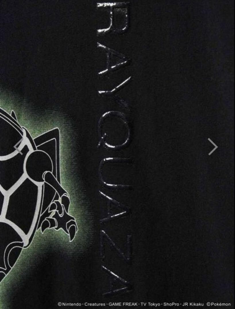 Pokémon × graniph Rayquaza Big Silhouette T-shirt Black Japan limited Size SNew gallery