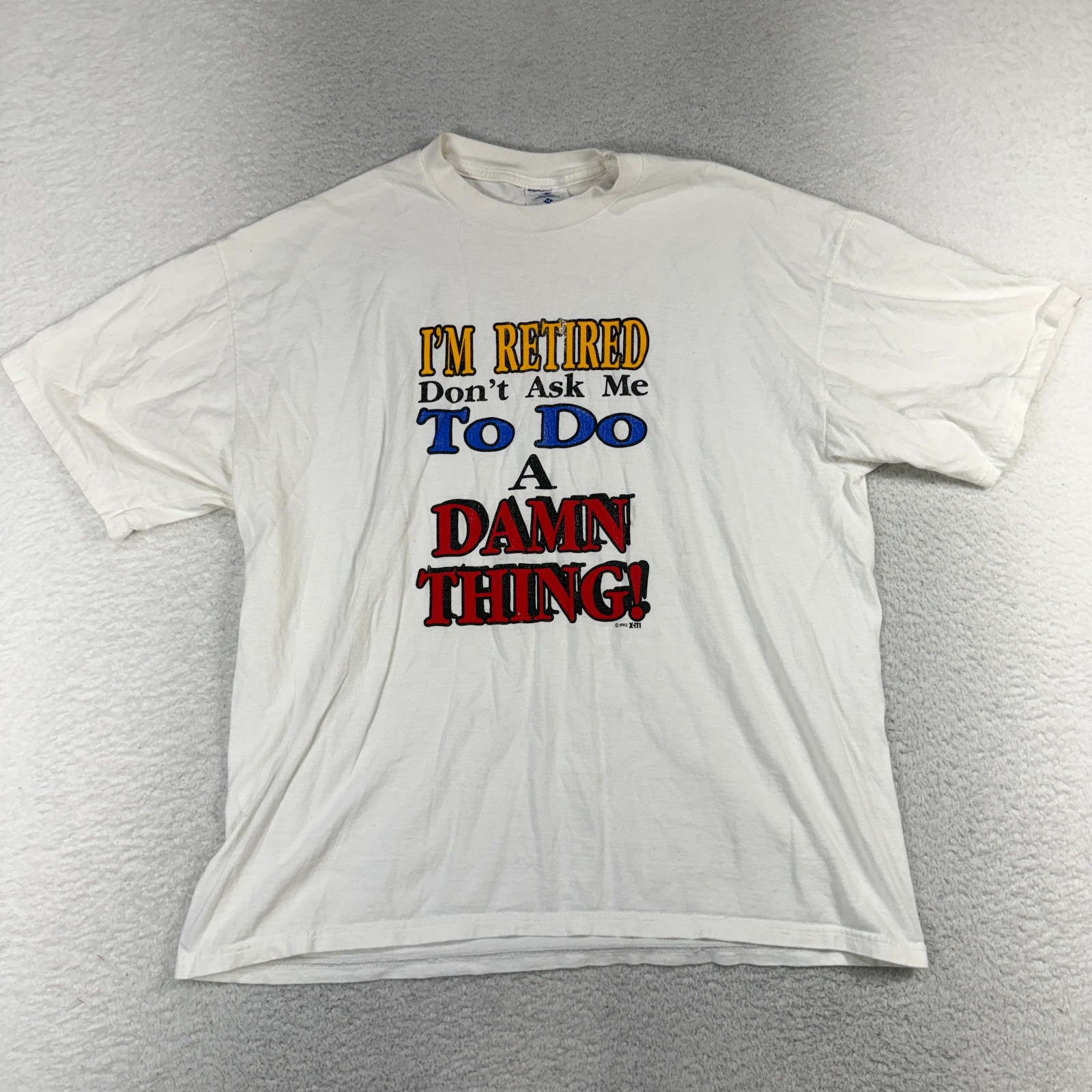Vintage 90s Retired Don’t Ask Me Tshirt Funny Grandpa Ironic Sarcasm Dad Joke XL