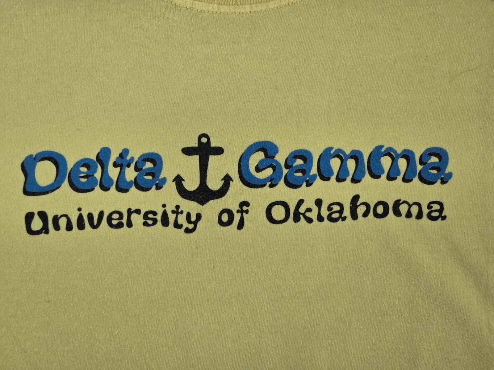 Delta Gamma Shirt Mens Large University of Oklahoma 2001 Vintage Y2K Graphic Tee gallery