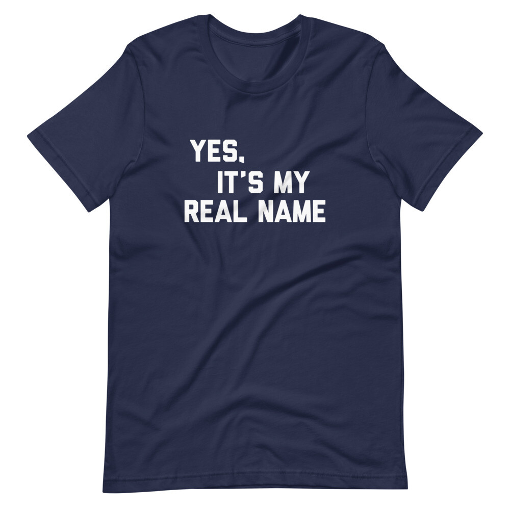 Yes, It's My Real Name T-Shirt, Chevy Chase, SNL, Christmas Vacation, 70s gallery