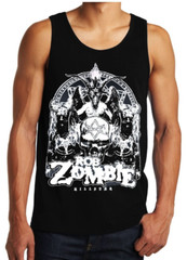 ROB ZOMBIE Kill star Heavy Metal Band Black Tank Top
