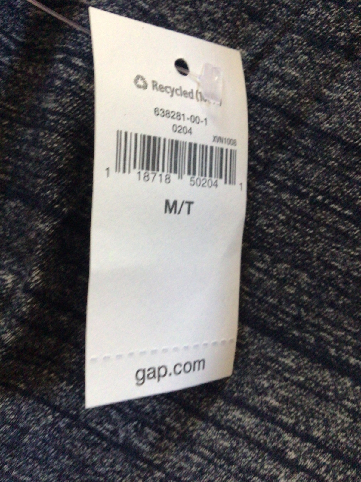 NEW Gap Pocket T Shirt Cotton Medium Tall Cotton Heather gallery