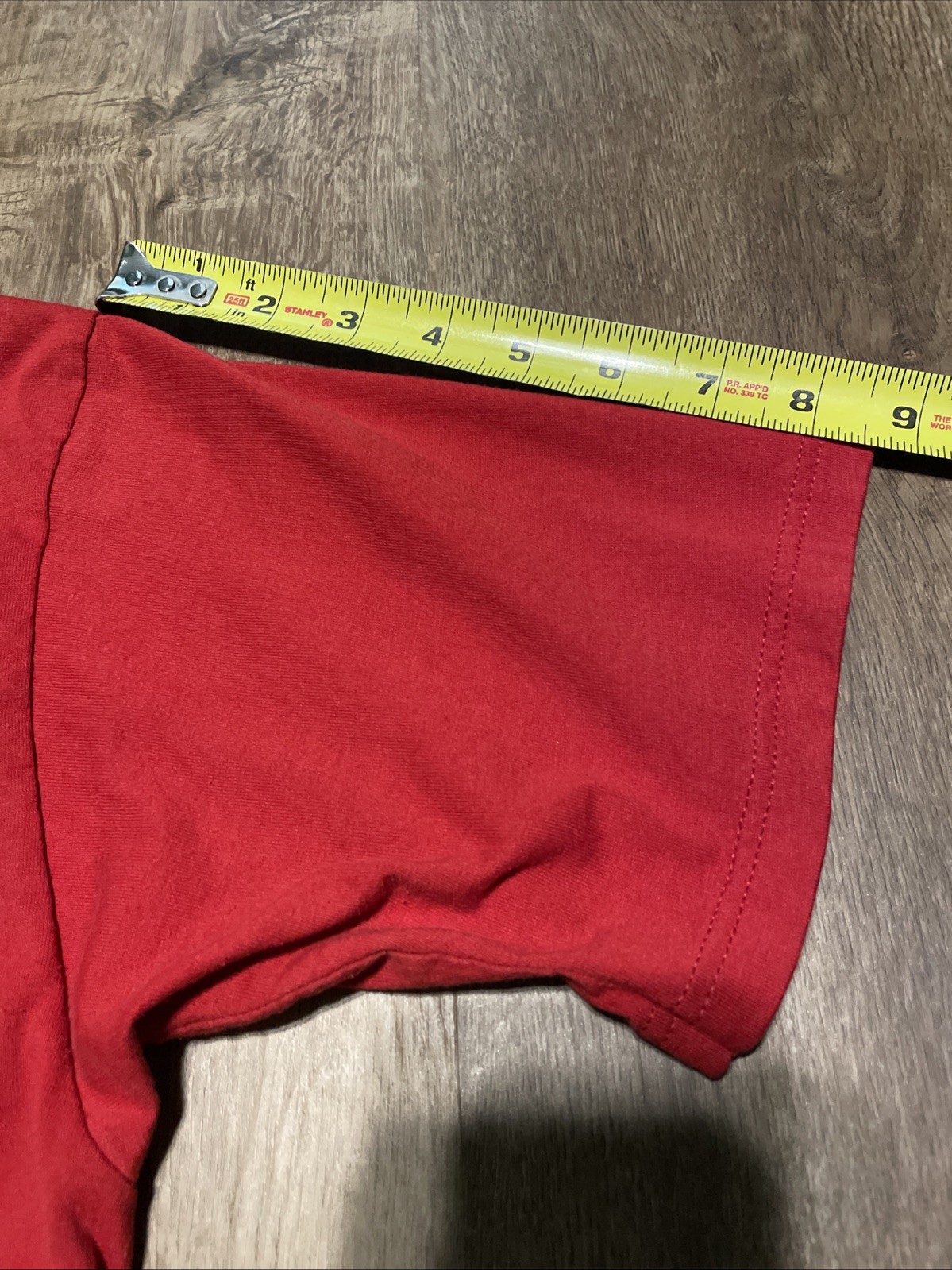 Vintage 90s Jerzees 50/50 Texas Rangers Large Red Shirt Made In USA Baseball MLB gallery