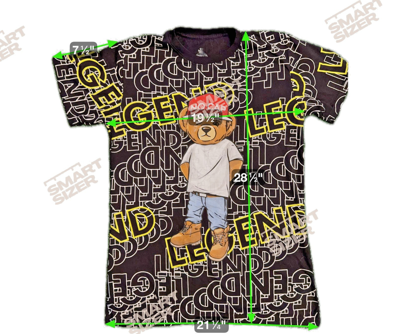 Launder Legend No Cap Bear T-Shirt ( Men's M) gallery