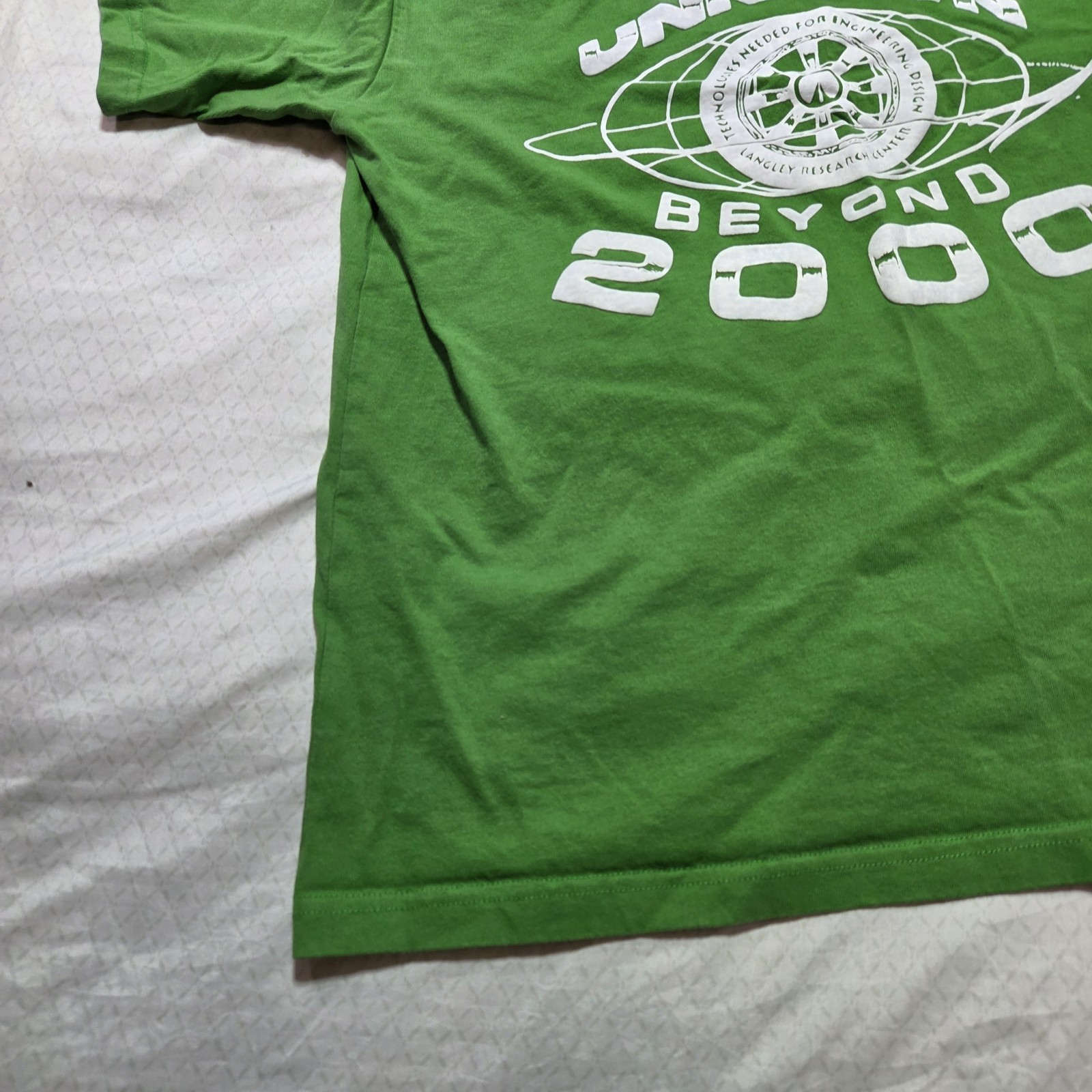 UNKNWN Beyond 2000 Graphic T Shirt Green Mens Medium Streetwear LeBron Brand gallery