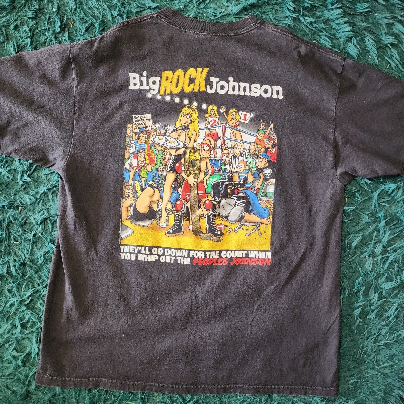 Vintage Big Johnson Tee Can You Smell What Big Johnson’s Cookin 90s XL gallery