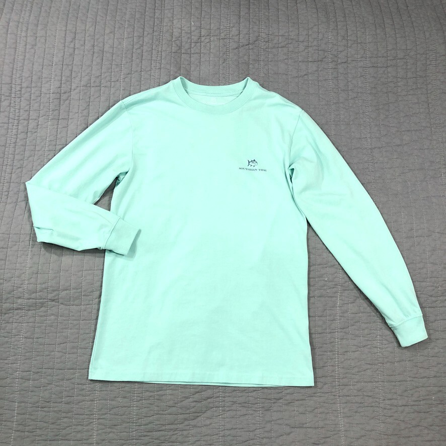 Southern Tide T Shirt Men XS Blue Jeep Graphic Beach Fish Coastal Outdoor Boat gallery