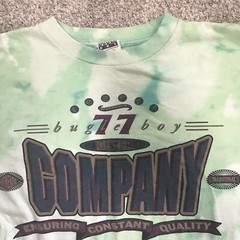 Vtg Bugle Boy Jeans T Shirt Single Stitch Mens L Tye Dye Skate Grunge 90s Surf