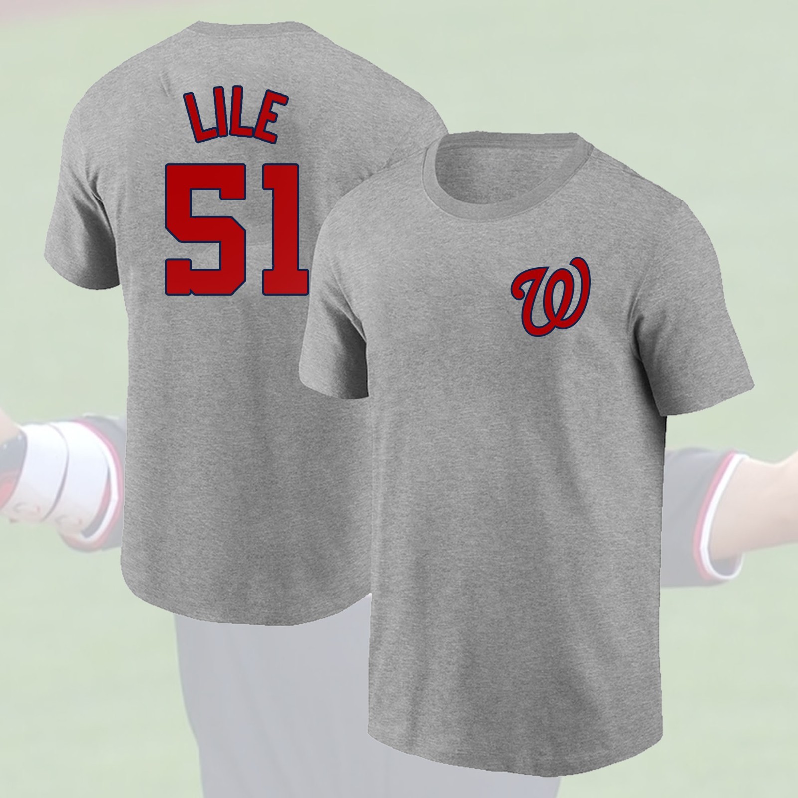 HOT ITEM - Daylen Lile #51 Washington Nationals 2025 Name and Number Fan Gifts gallery