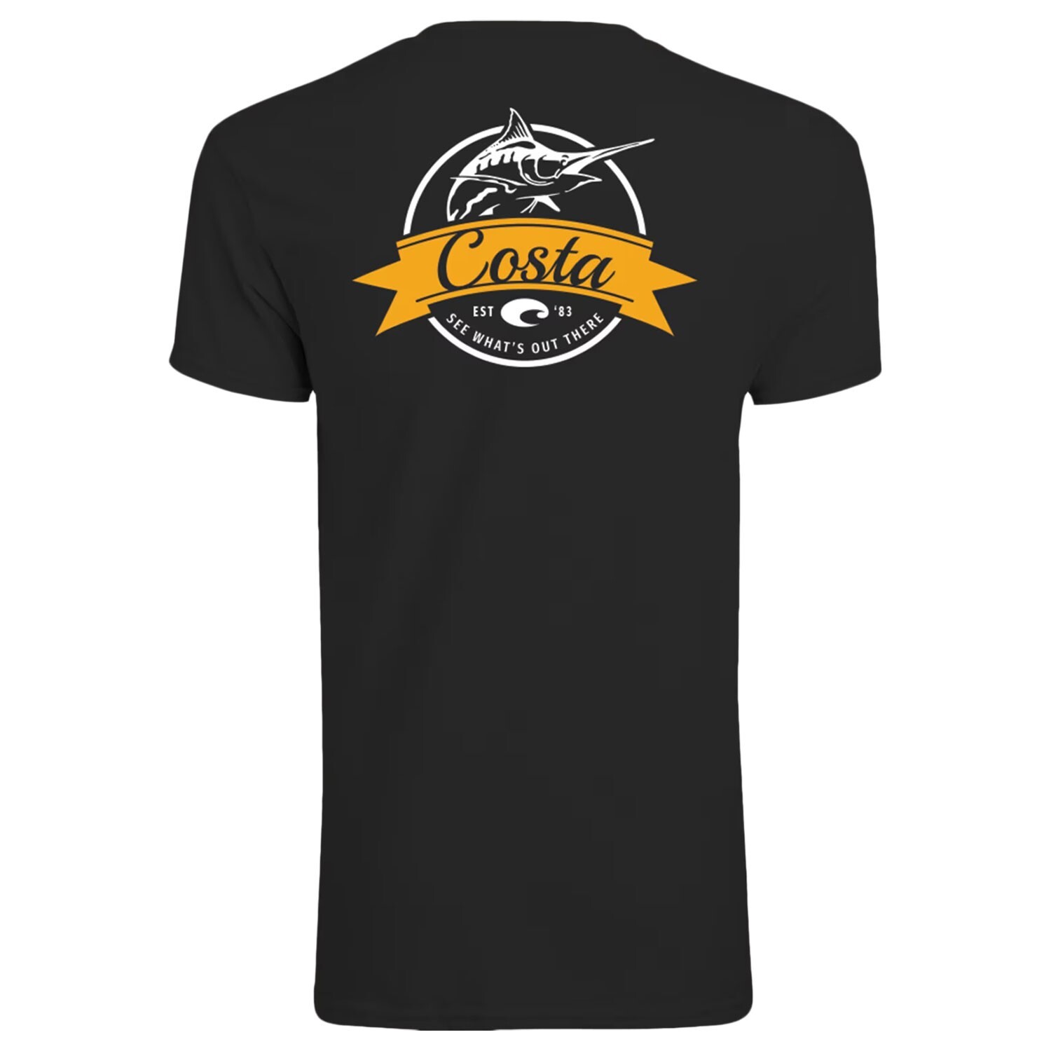 Costa Founders Fish T-Shirt (L)- Black