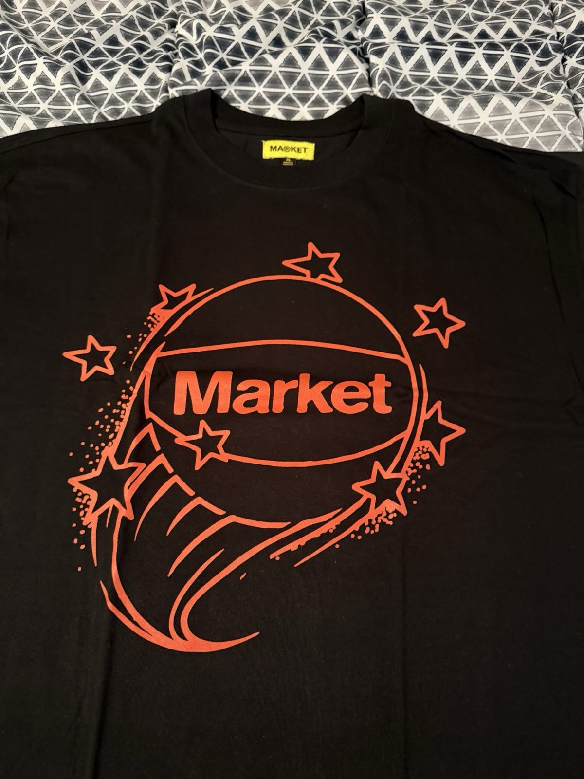 Market Studios Magic Basketball T-Shirt Black/Infrared (SIZE: XL) gallery