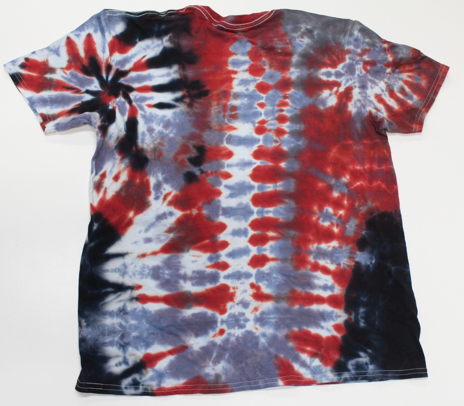 Tie Dye T-Shirt Adult L Red River Spine Gildan Softstyle Cotton Short Sleeve gallery
