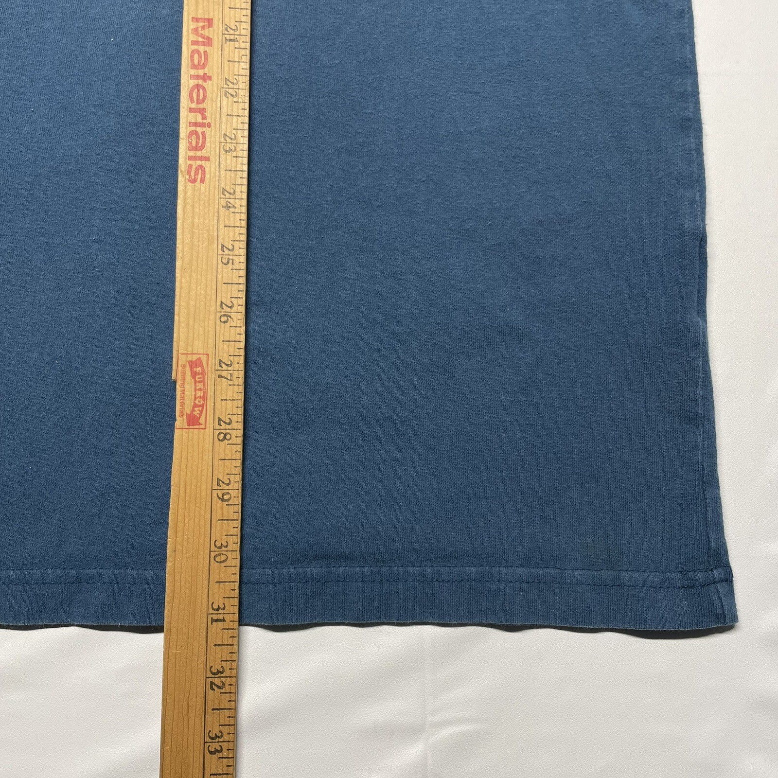 Carhartt Long Sleeve T-Shirt Mens XL Blue Pocket Logo Dad Outdoor Camping Hiking gallery