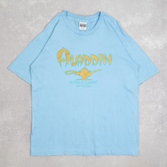 Vintage Aladdin Hotel Single Stitch T-Shirt X-Large Men’s 2000s USA Made Blue