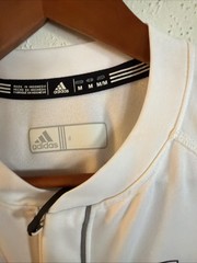 Adidas mens size M white semi sheer pullover Texas A&M short sleeve casual wear