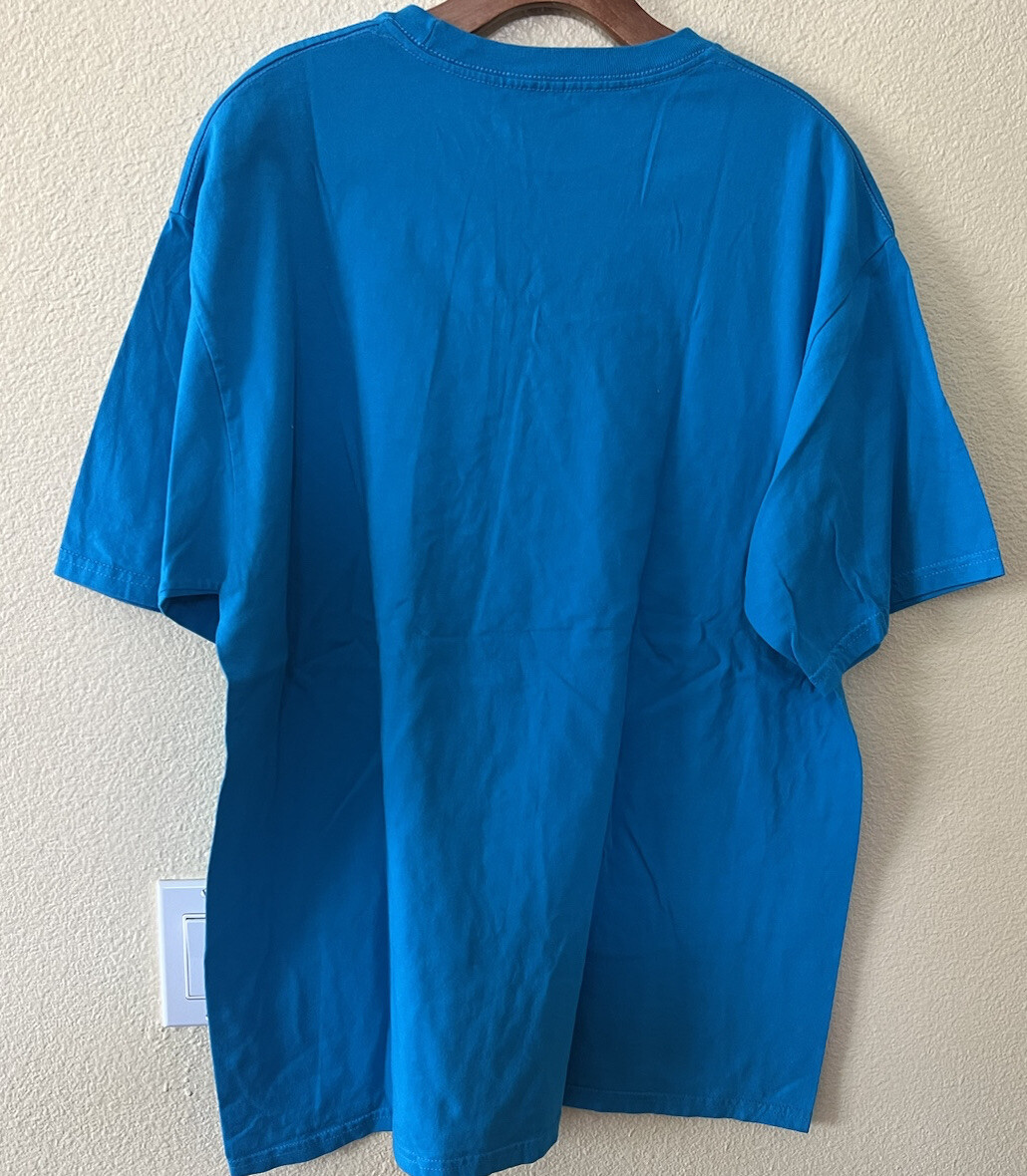 Volcom TRUE TO THIS Aqua Blue Mens Modern T Shirt Size XL gallery