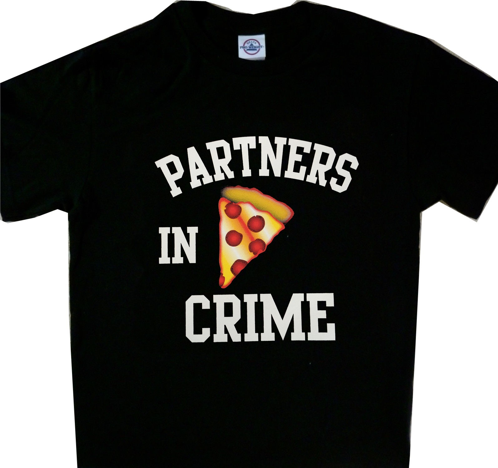 Partners in Crime Pizza Tee Couple Package Set of 2 T'shirts gallery