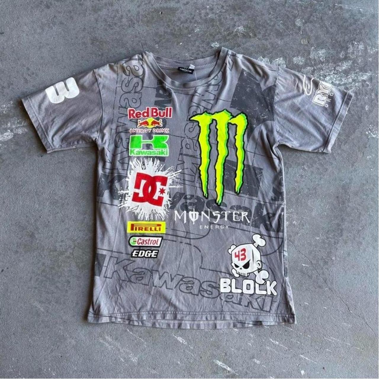 2000s Monster x DC x KenBlock Multi Brand T-Shirt (L)