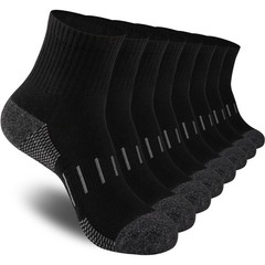 Men’s Ankle Athletic Socks Quarter Cushion Moisture Wicking Running Sports Wo…