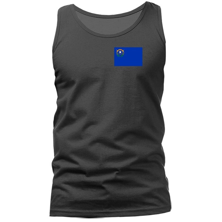 State of Nevada Flag Crest Graphic Tank Top gallery