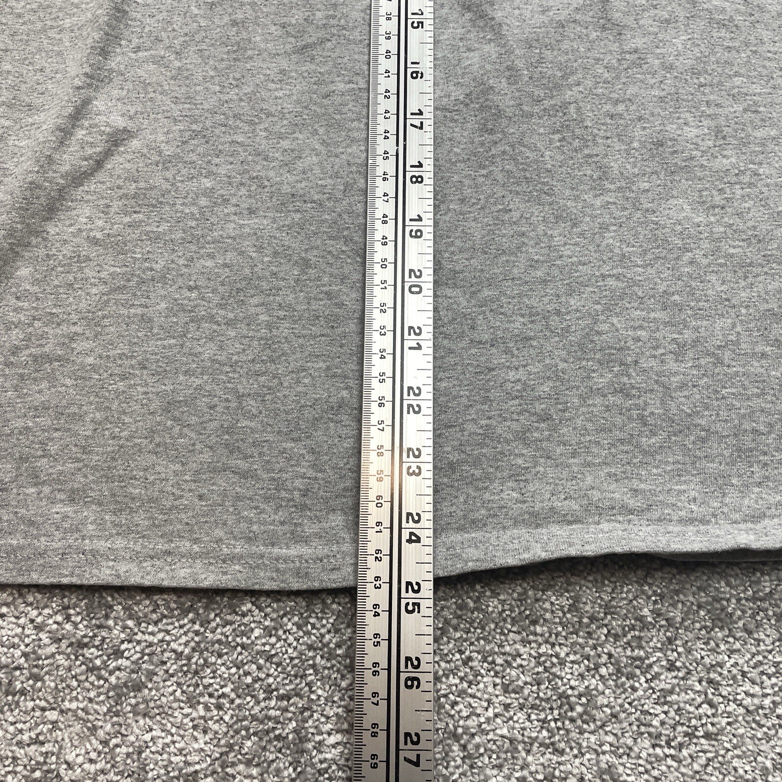 Gildan Adult Long Sleeve Heavy Cotton T-Shirt Size Small Gray NBTMS Raiders Tee gallery