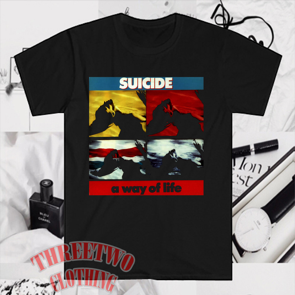 Suicide A Way Of Life Men’s Black Size S to 5XL