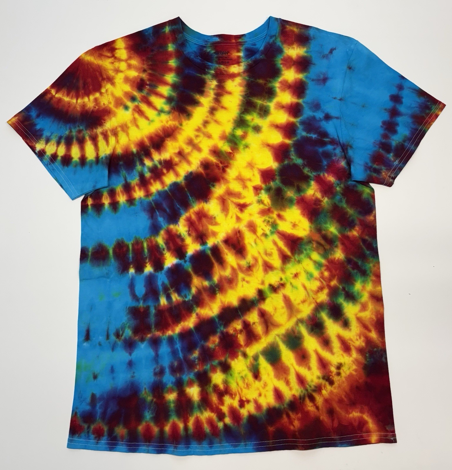 Handmade Tie Dye Adult Unisex T-Shirt Size Large Multicolor Tee New gallery