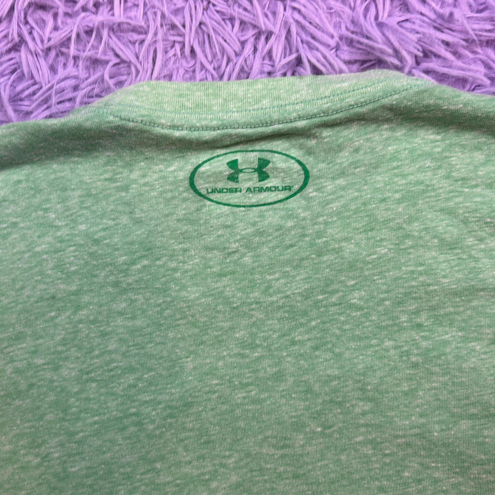 Under Armour Train To Win Men's Green Graphic T-Shirt Size Med Athletic Gym Tee gallery