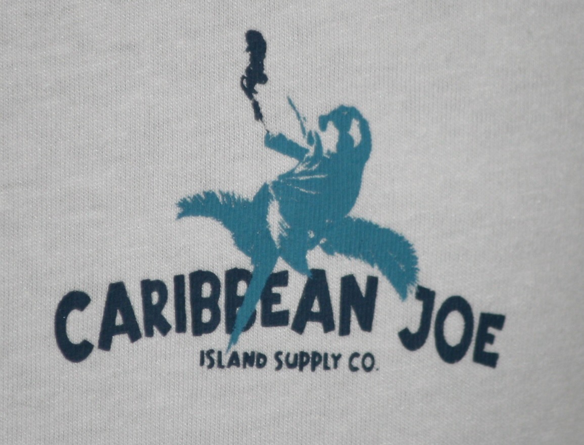 Caribbean Joe Island Supply Co Bar & Lounge T Shirt Sz XL Parrot Cigar Margarita gallery