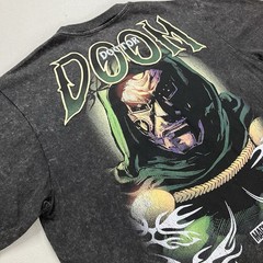 Marvel Doctor Doom Black Graphic Print Double Sided T-Shirt Sizes Vary