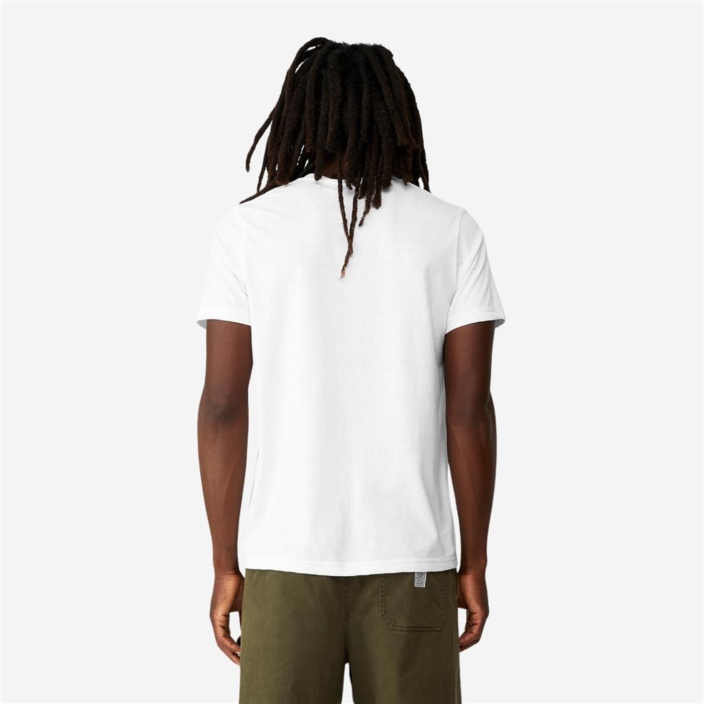 5 Pack Mens White T Shirts Short Sleeve Crew Neck Tees Soft Polycotton Tops 3XL gallery