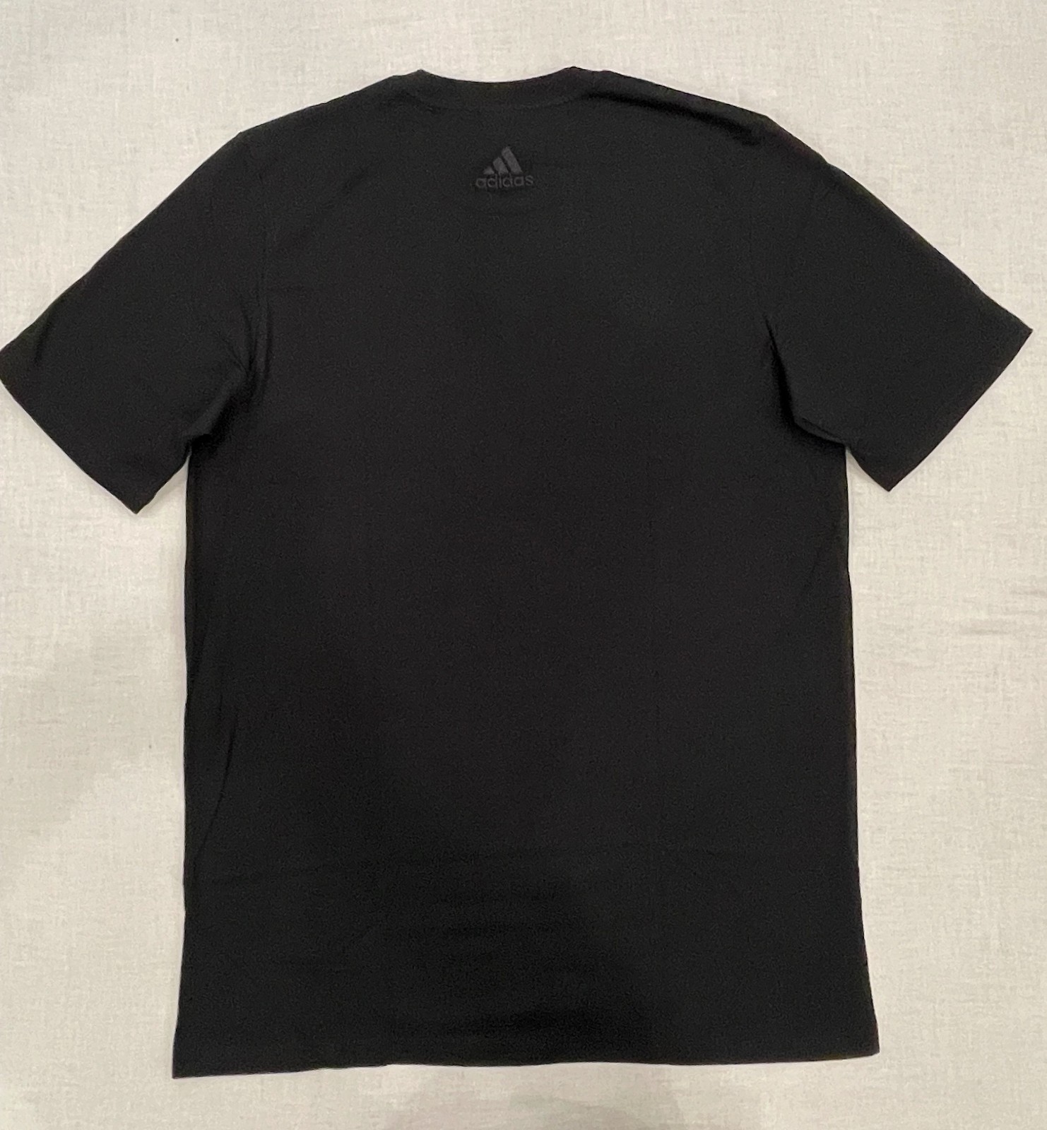 adidas Mens Big &Tall Medium Tall MT T-Shirt Top Black/White IC9347 gallery