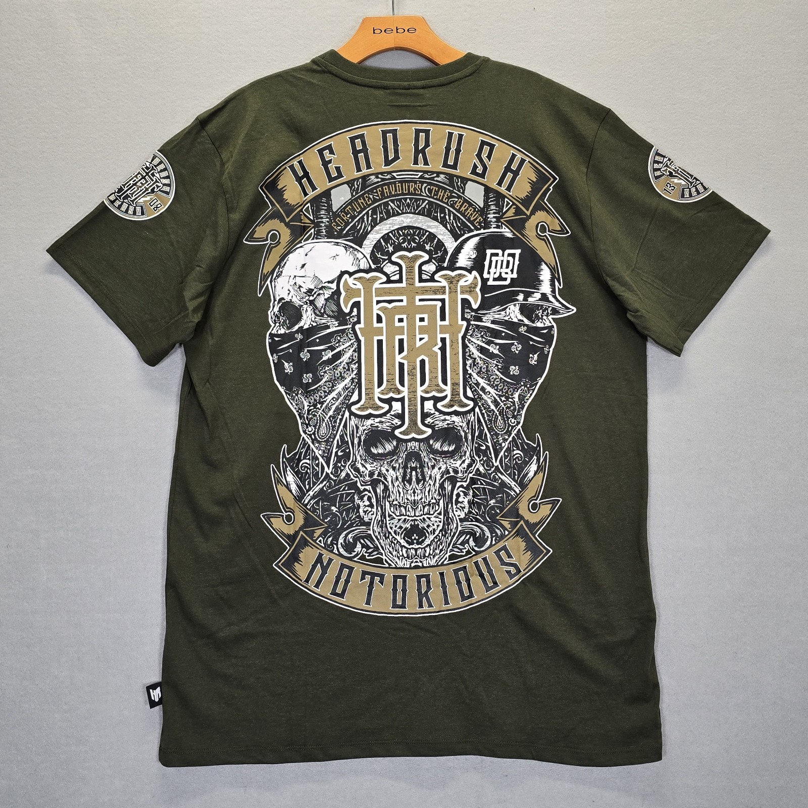 Headrush Notorious Shirt Men's Olive Green Size M gallery