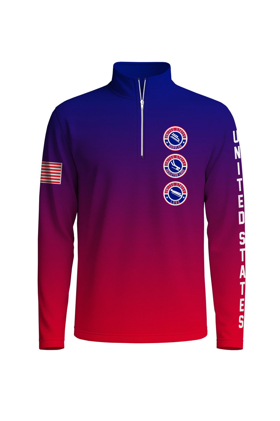 United States Bobsled Lightweight Faded 1/4 Zip Pullover gallery