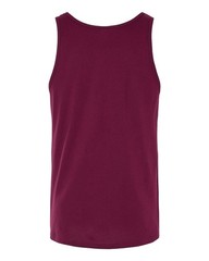 🔥 BELLA + CANVAS Jersey Tank Top Shirt Ring-spun Cotton 3480 Maroon 2XL