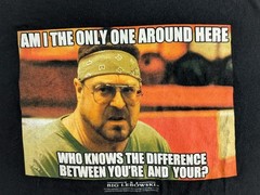 The Big Lebowski – Walter Sobchak (John Goodman) Black T-shirt Sz Lg