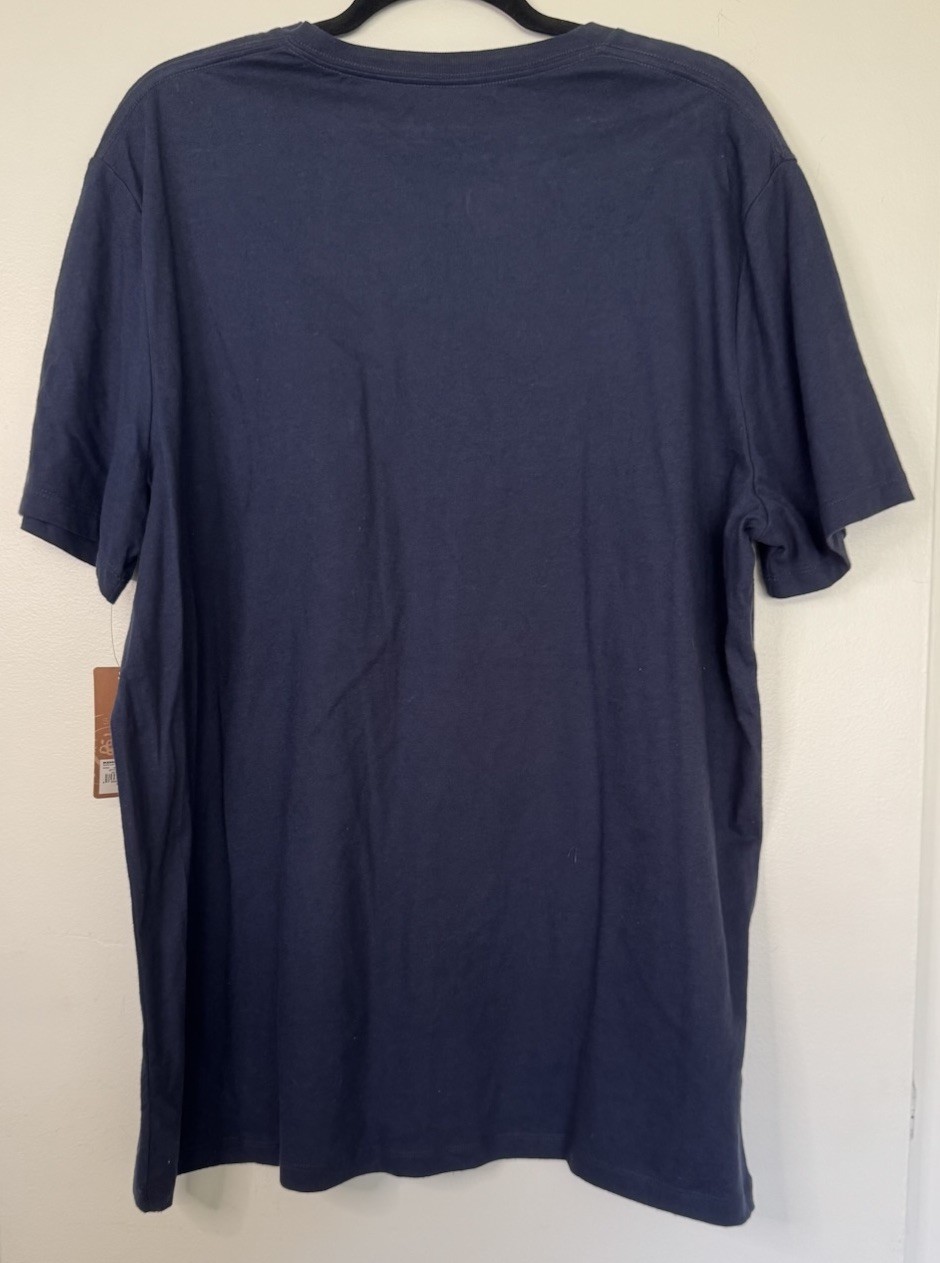 Sonoma Men’s Indigo Blue Weekend Tee Shirt Size XL Short Sleeve NWT Classic Fit gallery