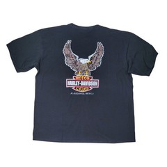 Harley‑Davidson Algodones Mexico Eagle Graphic T‑Shirt 2XL – Black – Yazbek