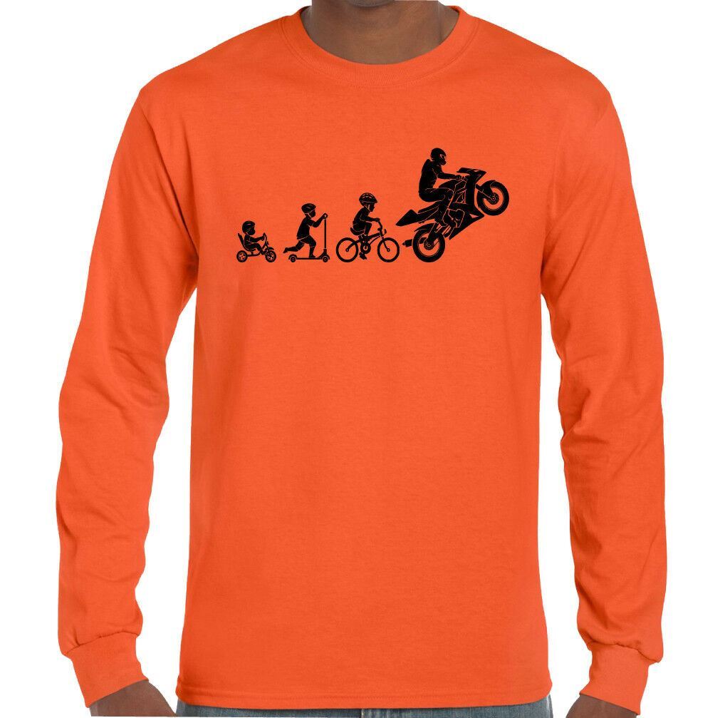 Motorbike Evolution - Mens Funny Superbike T-Shirt Motorcycle Sports Bike Biker gallery