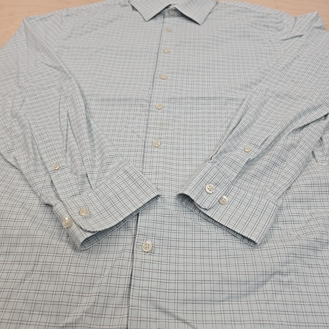 Men Goodfellow & Co Long Sleeve Stretch-Collar Button-Down Shirt Size 17-17.5 gallery