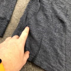 Faherty Shirt Mens Large Blue Long Sleeve Henley Lightweight Jersey Tee Casual