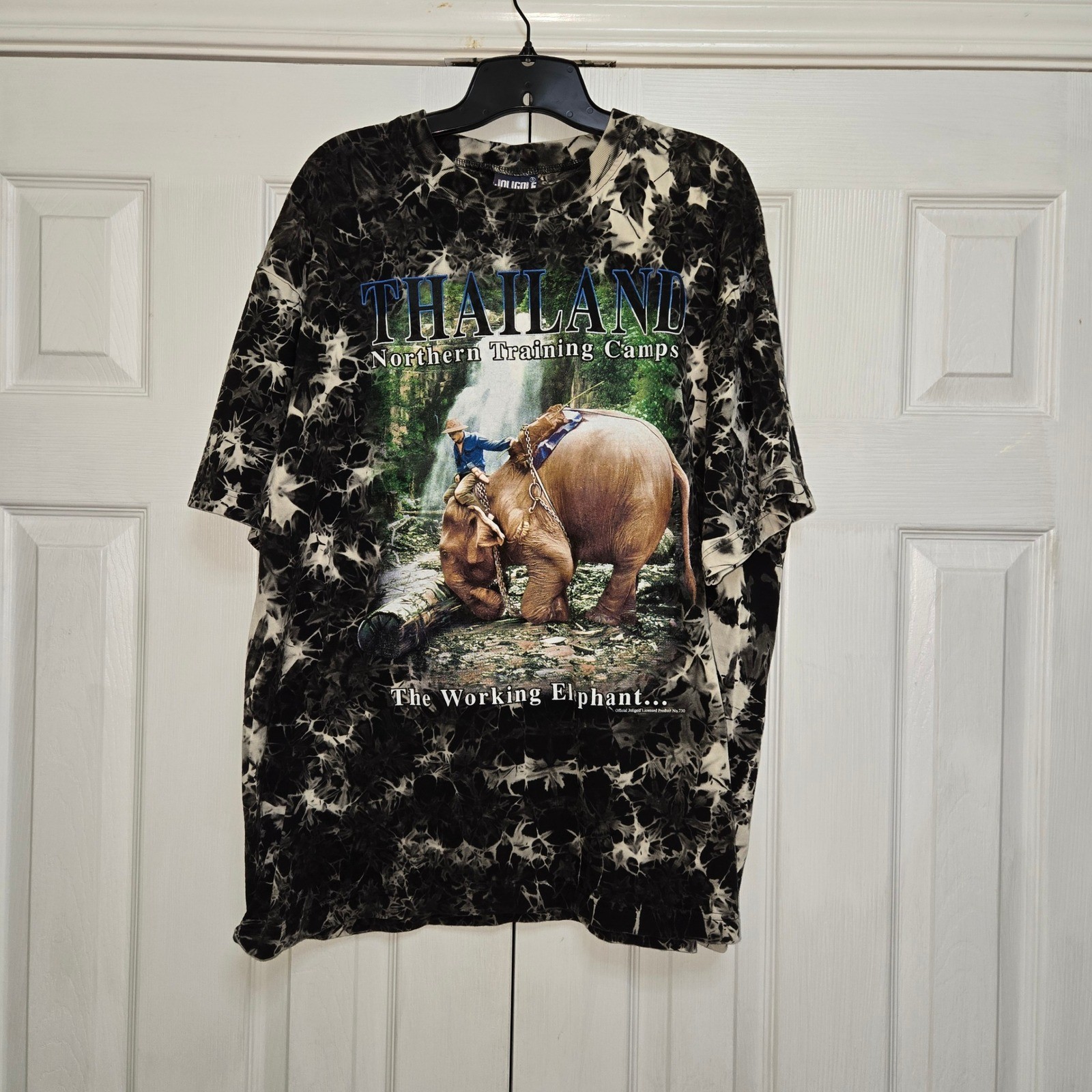 Joligolf Thailand Shirt XL Boxy Northern Training Camps Elephant Graphic 29x29 gallery