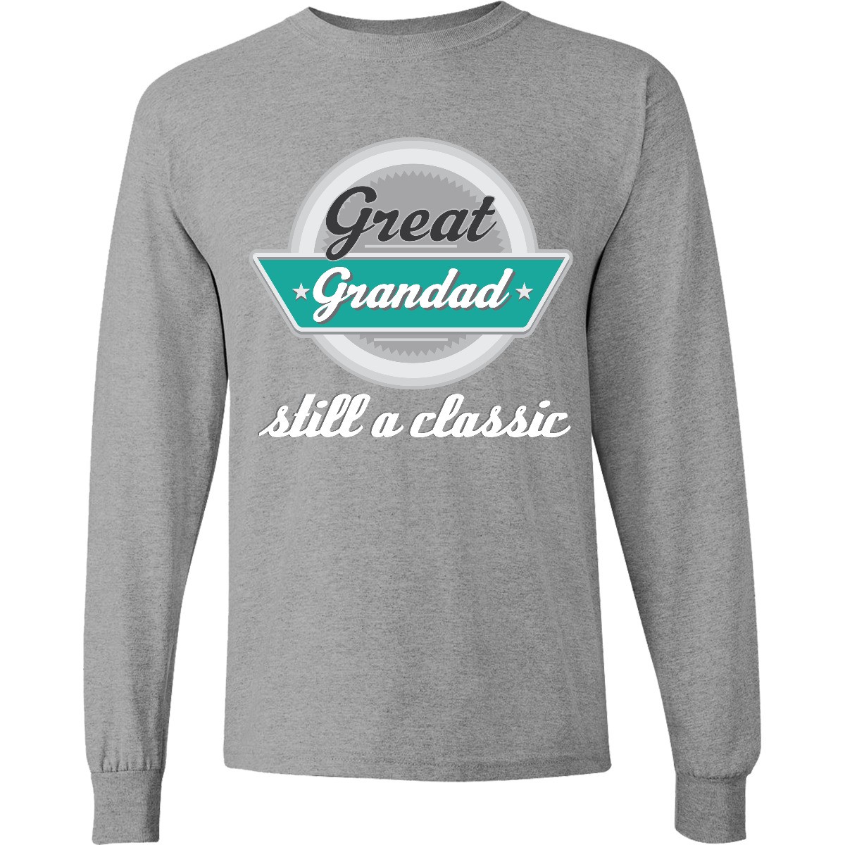 Inktastic Great Grandad Funny Grandfather Long Sleeve T-Shirt Grandpa Fathers gallery