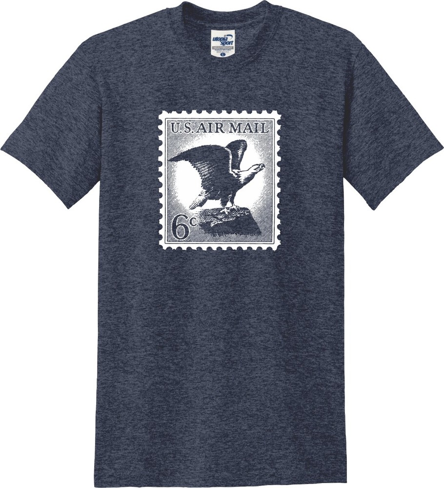 Post Office Eagle Stamp 6¢ Unisex T-Shirt (S-5X)