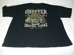 West Coast Chopper Men’s Large Solid Black SHEIN Brand Graphic T-Shirt