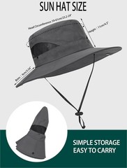 Fisherman’s hat, beach hat, wide-brimmed hat for men and women