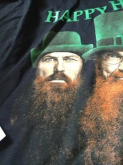 Duck Dynasty T-shirt Duck Commander Happy St Patricks Day Si Medium Black Green